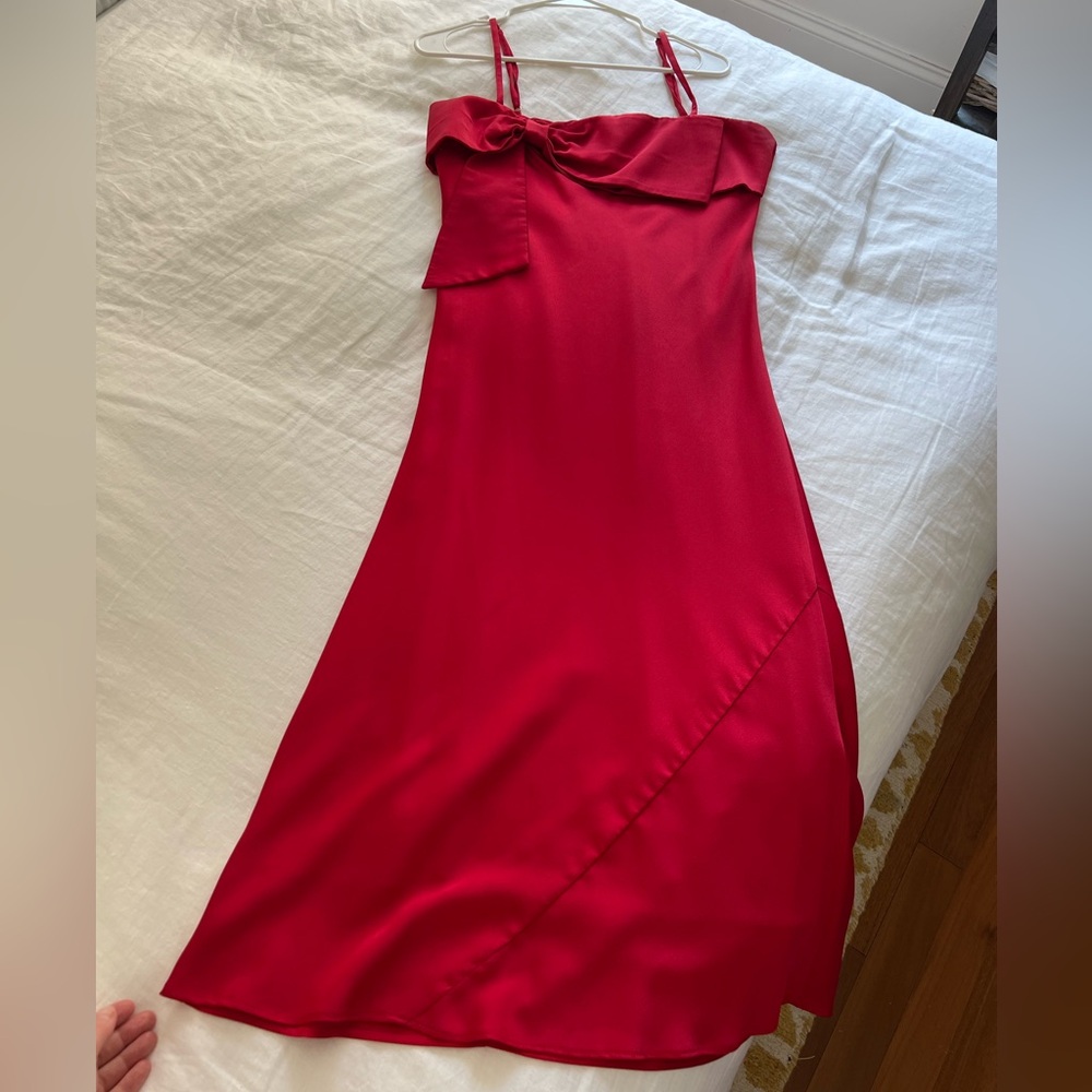 Hutch Spaghetti Strap Red Dress